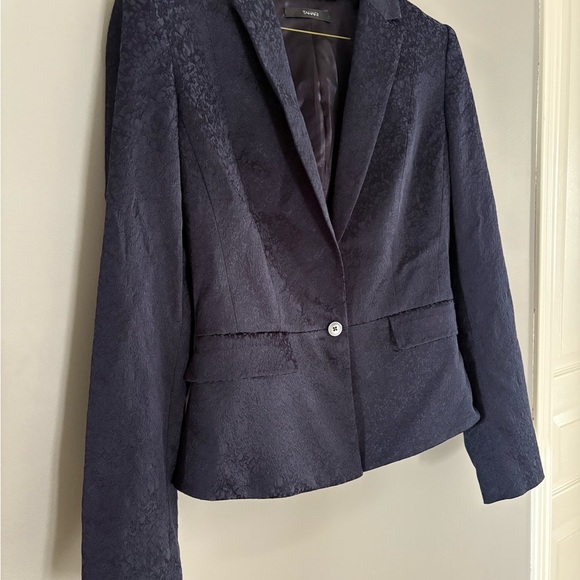 Tahari Blue Blazer Tailored Suit Jacket size 10 - Picture 2 of 12